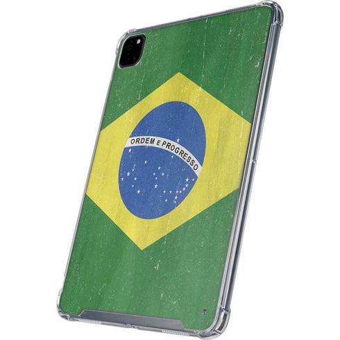 Brazil Flag Distressed iPad Cases